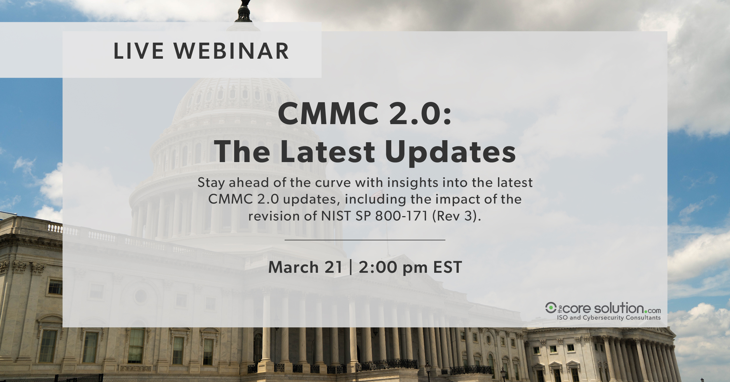 CMMC 2.0: Navigating the Latest Updates and What They Mean for You