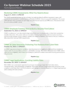 2025 CMMC Webinar Series