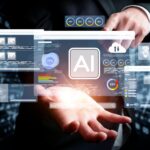 Human interact with AI artificial intelligence brain process generative AI EIDE